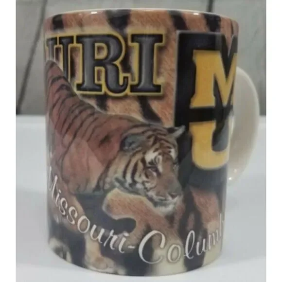 University Of Missouri - Columbia Tigers MU Mug Tiger Tea Coffee Cup 1996 EUC... - Picture 3 of 9